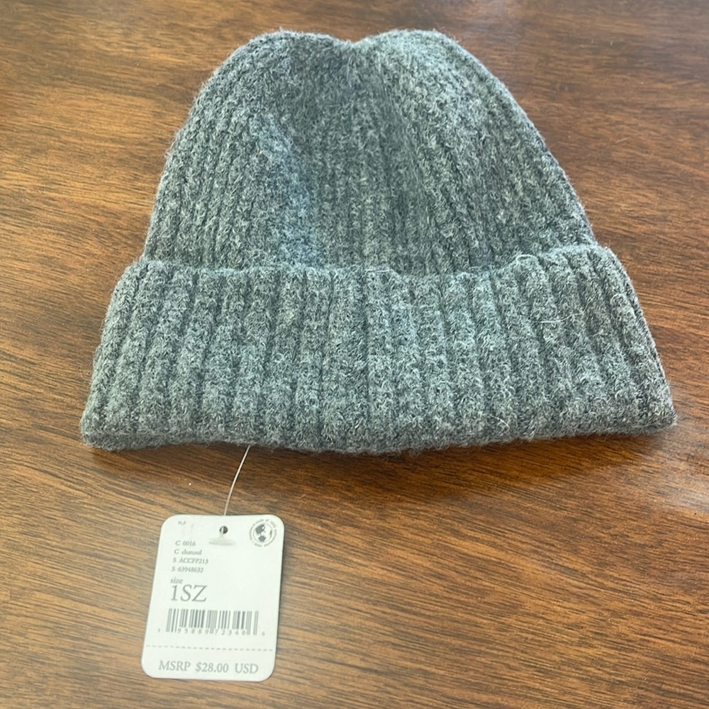 Free People Winnie Waffle Cuff Beanie